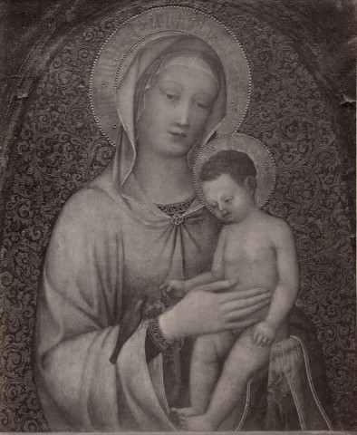 Anonimo — Bellini Jacopo - sec. XV - Madonna con Bambino — insieme
